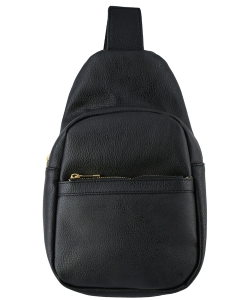 Fashion Sling Backpack AD750 BLACK